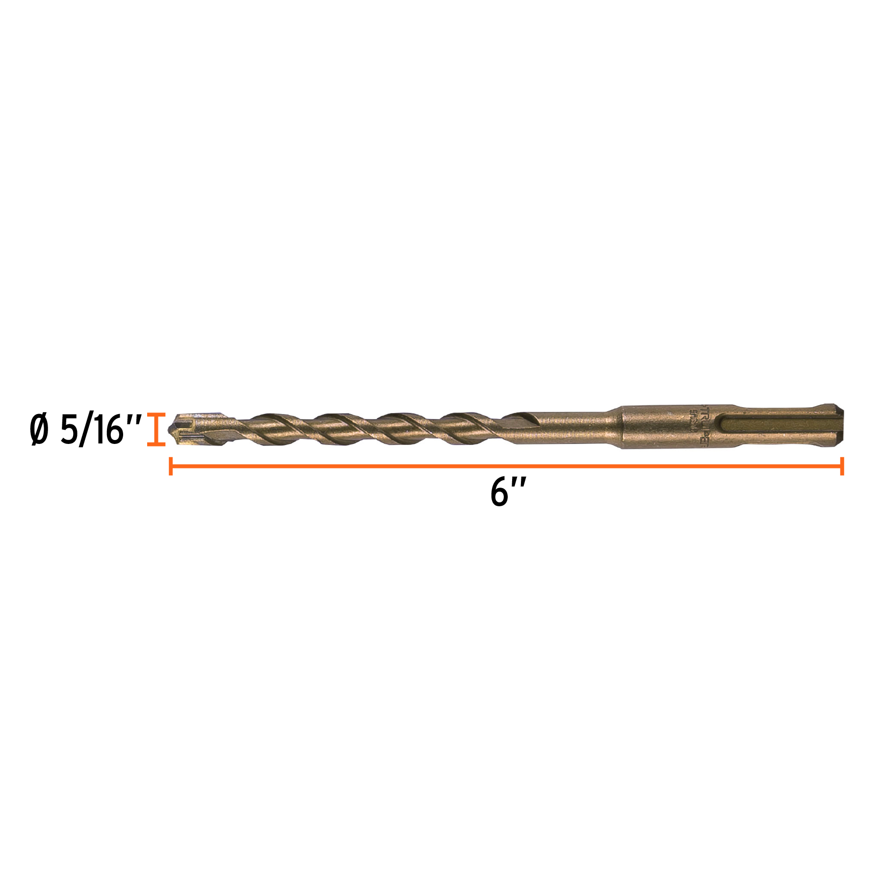 BS-5-16X6+FC1 (1) BROCA SDS PLUS 5/16" X 6", TRUPER SB-5/16X6 - Imagen 2