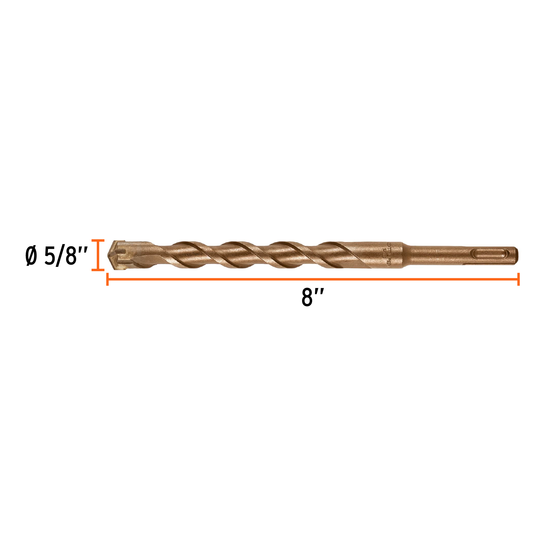 BS-5-8X8+FC1 BROCA SDS PLUS 5/8" X 8" TRUPER BS-5/8X8 - Imagen 2
