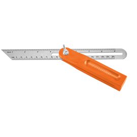 ESCUADRA FALSA D/ACERO INOXIDABLE 19cm /6" CON MANGO DE ABS- EFT-8 TRUPER