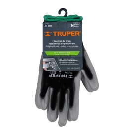 GUANTES TEXTILES RECUBIERTOS DE POLIURETANO, M, TRUPER GU-112