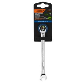 LLAVE COMBINADA CON MATRACA 9MM X 146MM LARGO, EXPERT, TRUPER LL-2009MX
