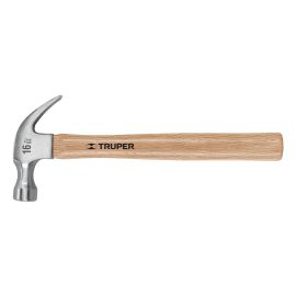 MARTILLO PULIDO 16oz UÑA CURVA, MANGO MADERA- MA-16 TRUPER