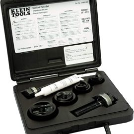 Klein Tools 53900-SEN Juego 4 sacabocados 1/2" a 1 1/4" con estuche